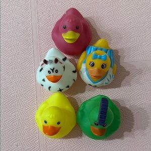Colorful Rubber Duck Toy Set for JEEP